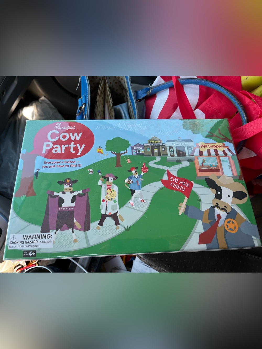 Chick-fil-A Cow Party board game